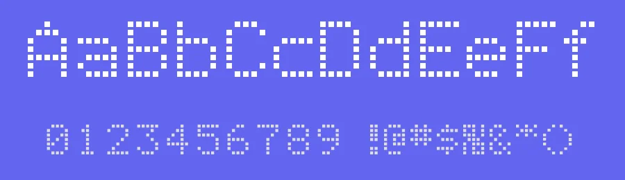 Ten Regular E — Display Font — thumbnail 3