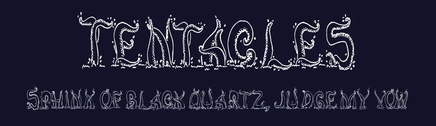 Tentacles — Display Font — thumbnail 2