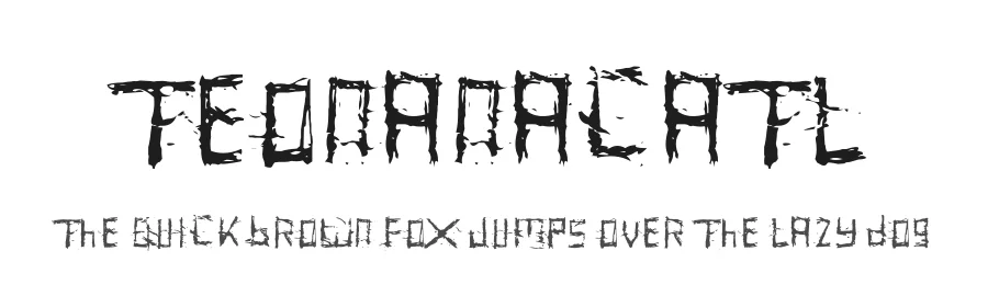 teonanacatl — Display Font