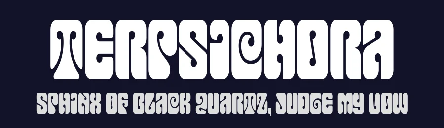 Terpsichora — Display Font — thumbnail 2