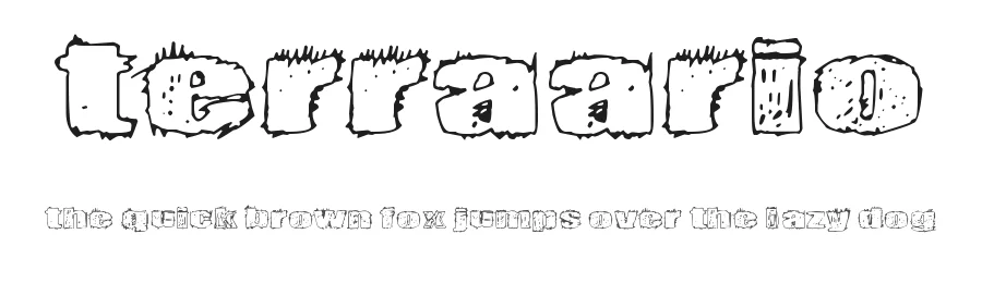 Terraario — Display Font