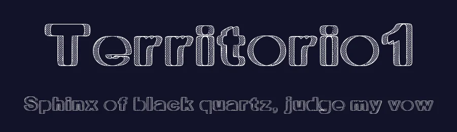 Territorio1 — Display Font — thumbnail 2