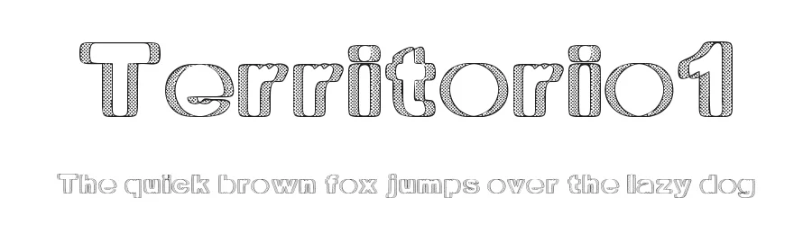 Territorio1 — Display Font