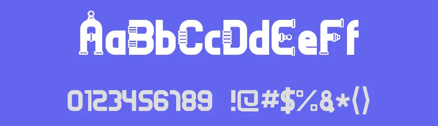 TESLAFONT — Display Font — thumbnail 3