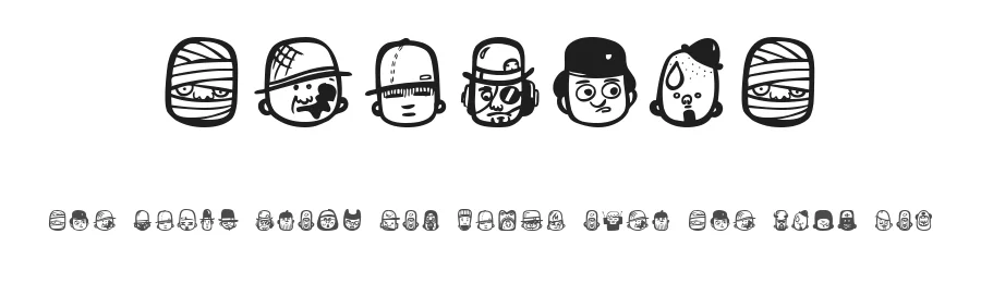 teubHat by dcoxy/medina gregory — Display Font