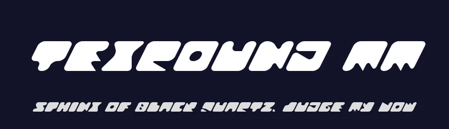 TexRound MM — Display Font — thumbnail 2