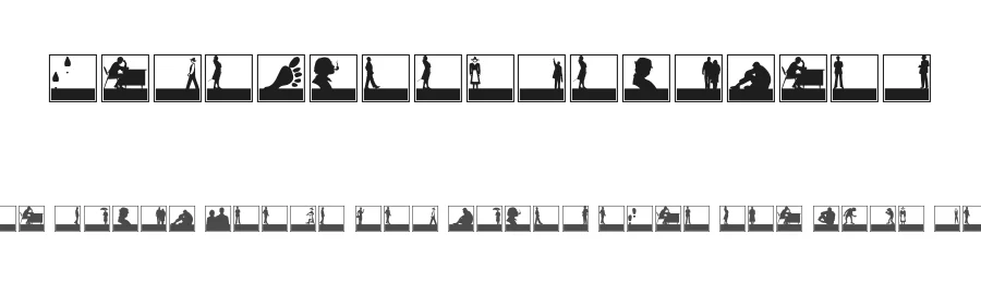 TextEmptyStickers — Display Font