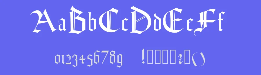 TexturaModern — Display Font — thumbnail 3
