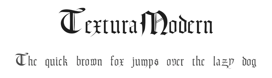 TexturaModern — Display Font