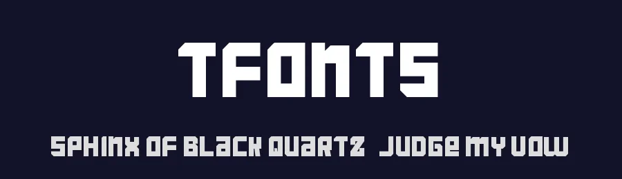 TFonts — Display Font — thumbnail 2