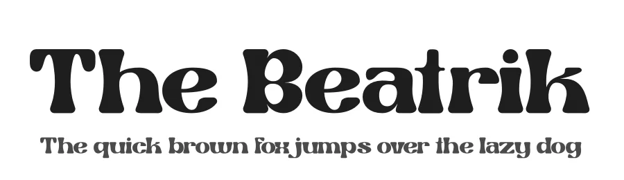 The Beatrik by Heru Utama Putra — Display Font