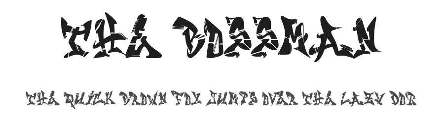 The Bossman by Sipanji, Rama, Memet — Display Font
