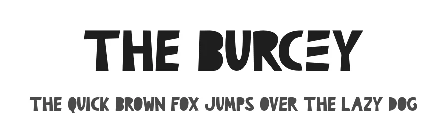 The Burcey by Prio Nurokhim Aji — Display Font