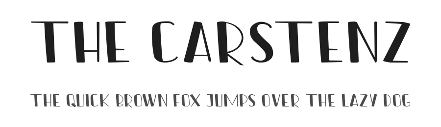 The Carstenz by Muhammad SI — Display Font