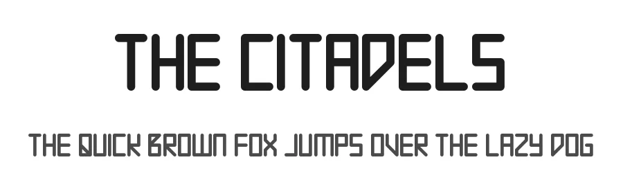 The Citadels by NAL — Display Font