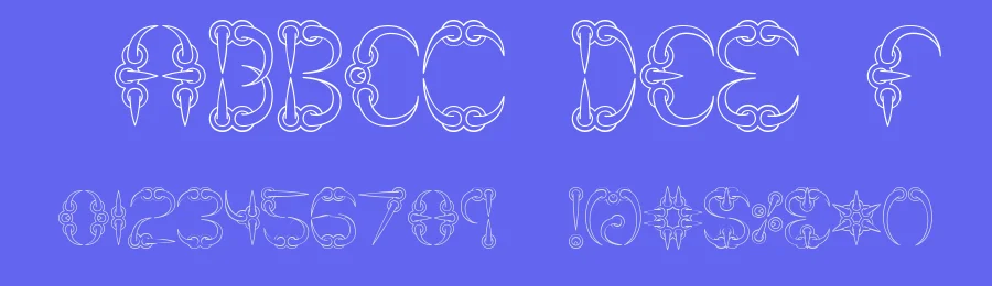 the claw — Display Font — thumbnail 3