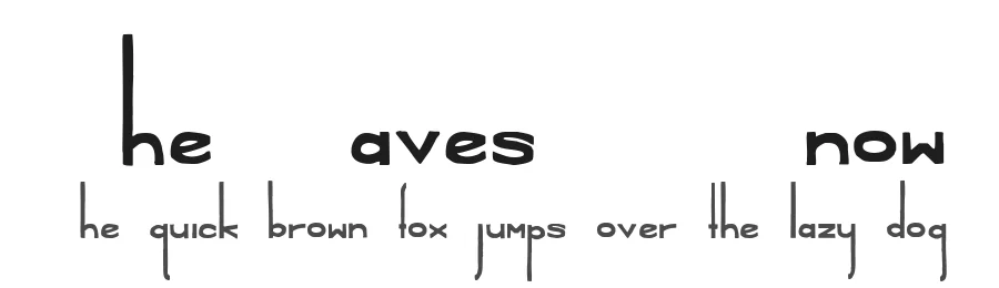 The Daves I Know — Display Font