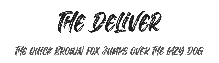 The Deliver by Rangga Singgih Subekti — Display Font
