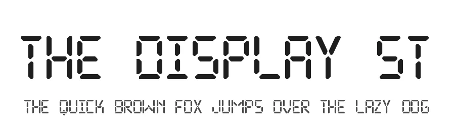 The Display St by This font is an original work of southype dot com — Display Font