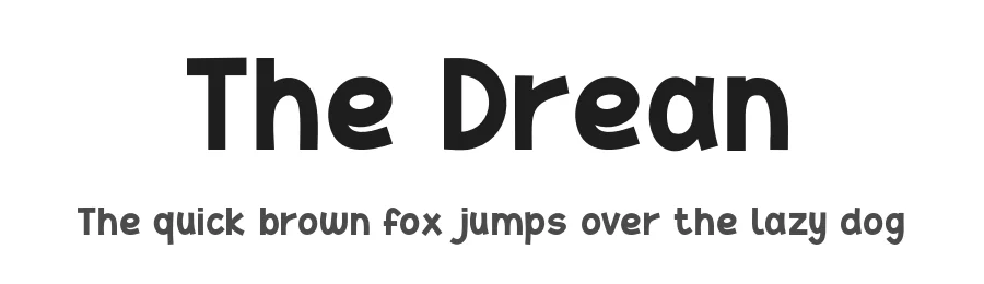 The Drean by Polah — Display Font