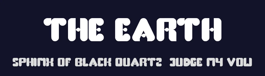 the earth by http://www.dafont.com/wino-s-kadir.d2209 — Display Font — thumbnail 2