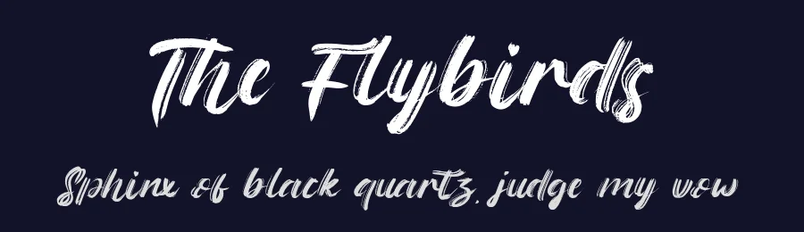 The Flybirds by Green Adventure Std. 2020 — Display Font — thumbnail 2