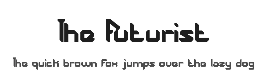 The Futurist by http://www.dafont.com/wino-s-kadir.d2209 — Display Font
