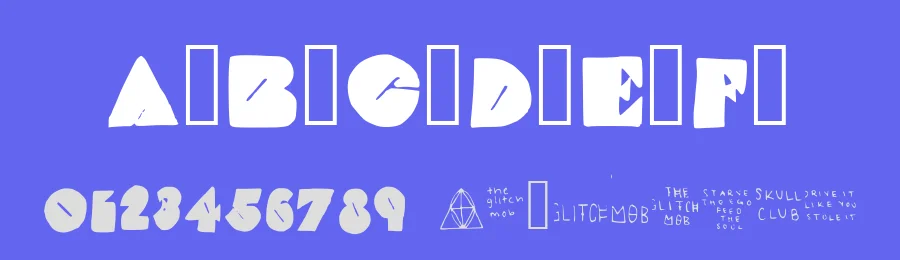 THE GLITCH MOB Medium — Display Font — thumbnail 3