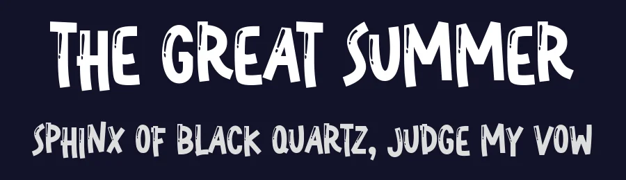 The Great Summer by welianto — Display Font — thumbnail 2