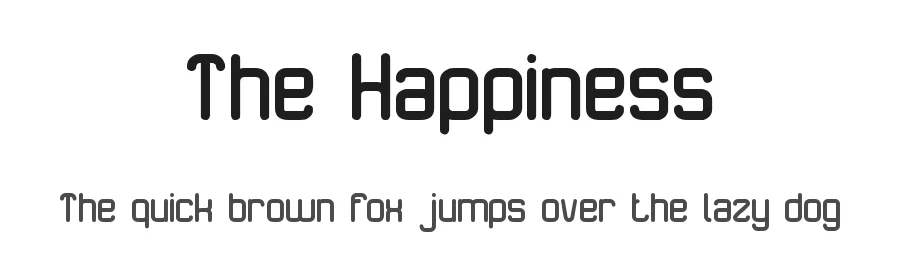 The Happiness by http://www.dafont.com/wino-s-kadir.d2209 — Display Font