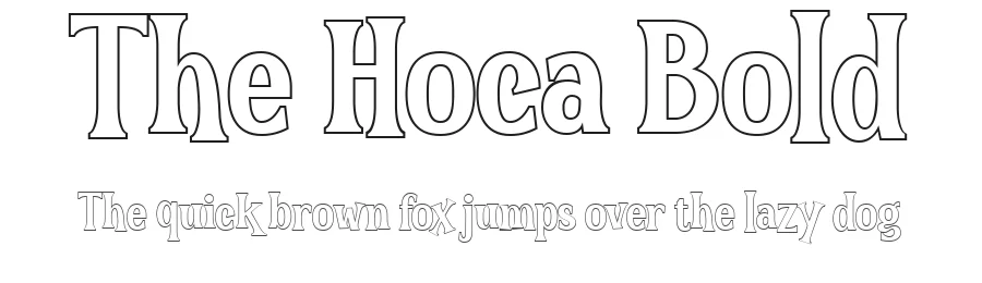 The Hoca Bold by Afkari Studio — Display Font