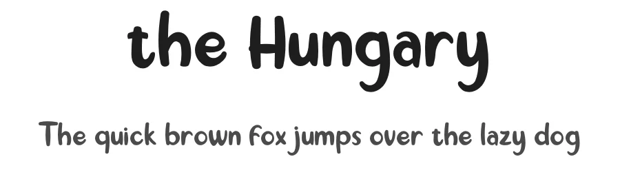 the Hungary by Skiiller studio - m irfan mahmudin - nganjuk — Display Font