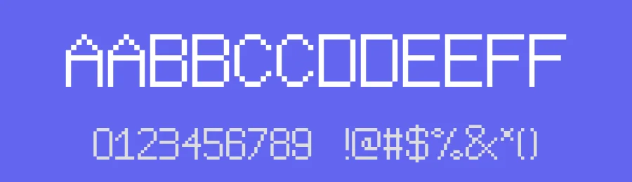The Jewish Bitmap — Display Font — thumbnail 3