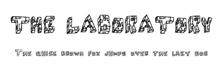 THE LABORATORY — Display Font