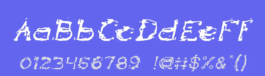 The Lazy Dog Bold Italic by http://www.dafont.com/wino-s-kadir.d2209 — Display Font — thumbnail 3