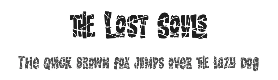 the Lost Souls by Anang F & Malik Wsn | Gassstype© Studio 2021 — Display Font