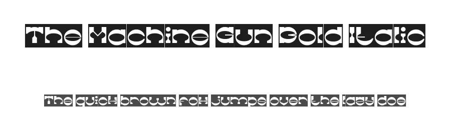 The Machine Gun Bold Italic by http://www.dafont.com/wino-s-kadir.d2209 — Display Font