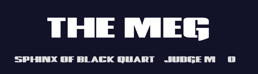 The Meg — Display Font — thumbnail 2