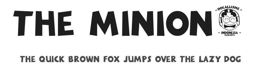 THE MINION1 — Display Font