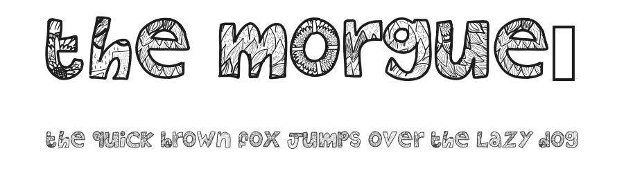 THE MORGUE1 — Display Font
