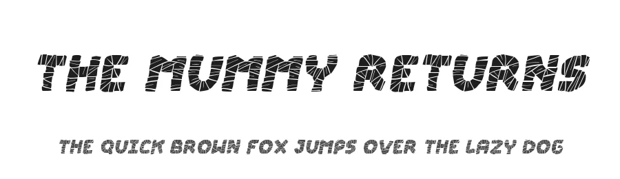 The Mummy Returns by Joseph Dawson — Display Font