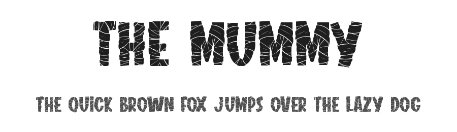 The Mummy by Toni Dzulham — Display Font
