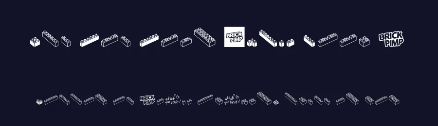 The One Only BRICK Font b by Ewald Straßmann — Display Font — thumbnail 2