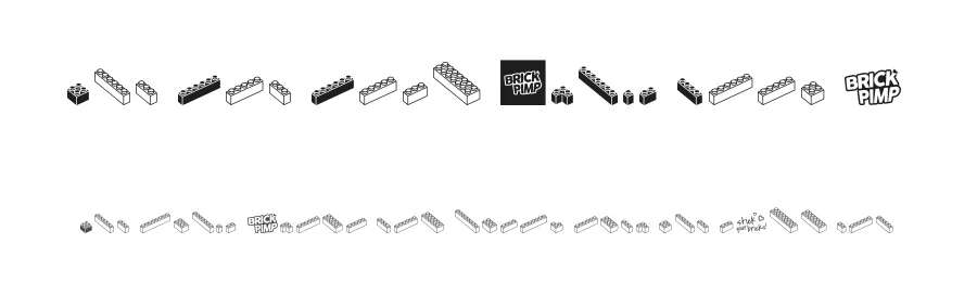 The One Only BRICK Font b by Ewald Straßmann — Display Font