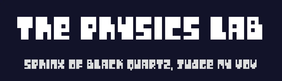 The Physics Lab by Petyka — Display Font — thumbnail 2