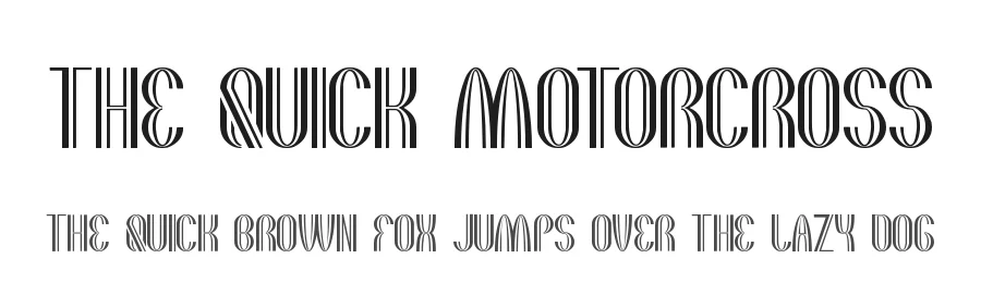 the quick motorcross by http://www.dafont.com/wino-s-kadir.d2209 — Display Font