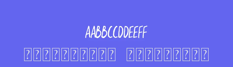 the sarcastic giraffe Bold — Display Font — thumbnail 3