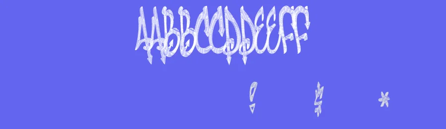 THE SCRIBBER URBAN HOOK UPZ by ANWAR IBRAHIM - URBAN HOOK-UPZ — Display Font — thumbnail 3