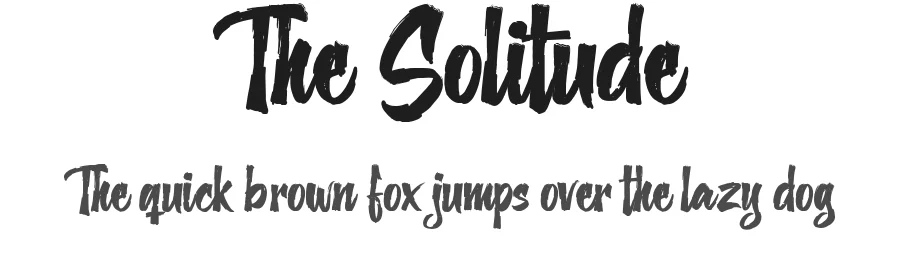 The Solitude by Octotype β Display Font