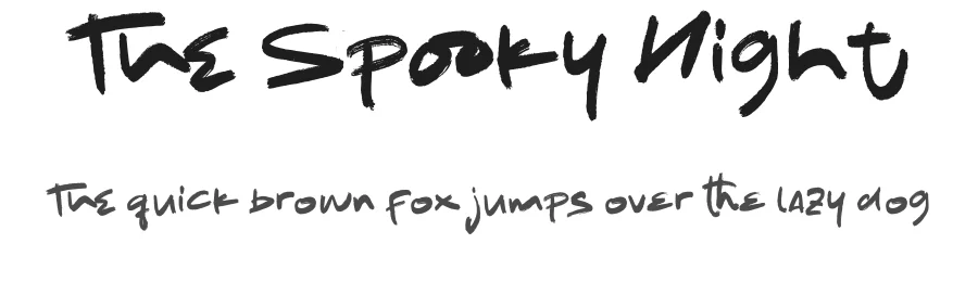 The Spooky Night by AEN Creative Studio 2020 β Display Font